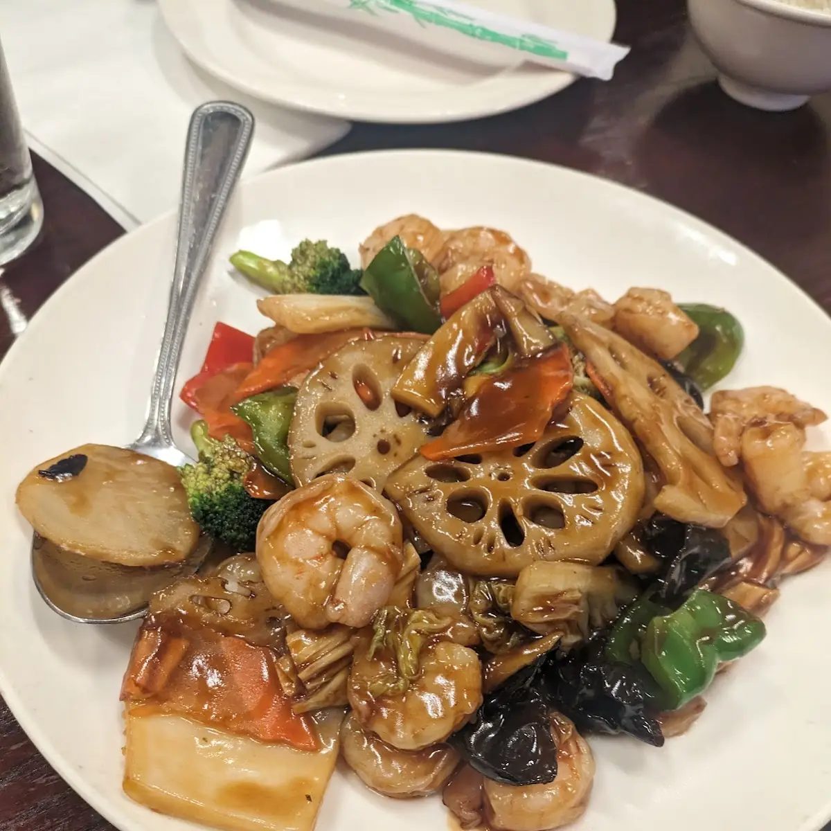 Shrimp with Mixed Vegetables Lunch Special 什锦大虾